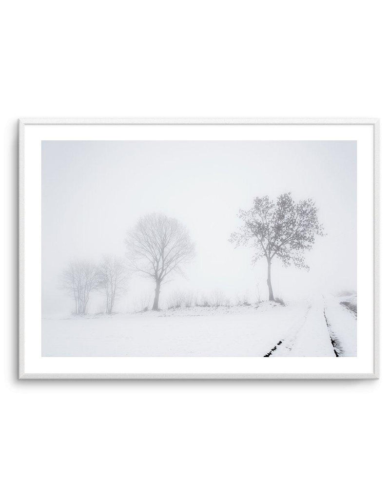 Snowy Roads | LS Art Print-PRINT-Olive et Oriel-Olive et Oriel-A5 | 5.8" x 8.3" | 14.8 x 21cm-Unframed Art Print-With White Border-Buy-Australian-Art-Prints-Online-with-Olive-et-Oriel-Your-Artwork-Specialists-Austrailia-Decorate-With-Coastal-Photo-Wall-Art-Prints-From-Our-Beach-House-Artwork-Collection-Fine-Poster-and-Framed-Artwork