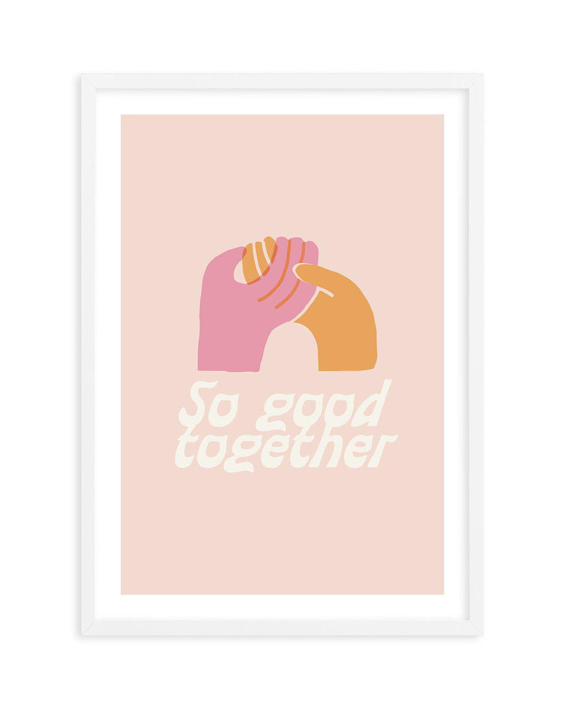 So Good Together Art Print-PRINT-Olive et Oriel-Olive et Oriel-A5 | 5.8" x 8.3" | 14.8 x 21cm-White-With White Border-Buy-Australian-Art-Prints-Online-with-Olive-et-Oriel-Your-Artwork-Specialists-Austrailia-Decorate-With-Coastal-Photo-Wall-Art-Prints-From-Our-Beach-House-Artwork-Collection-Fine-Poster-and-Framed-Artwork