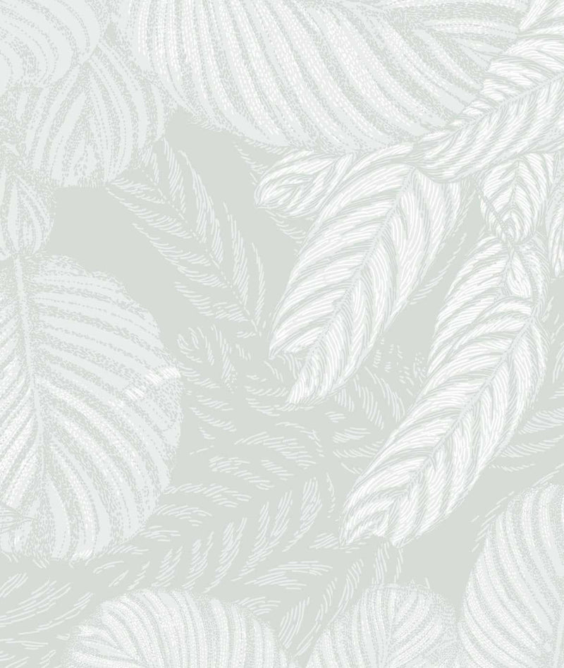 Soft Foliage | Sage Green Wallpaper - Olive et Oriel