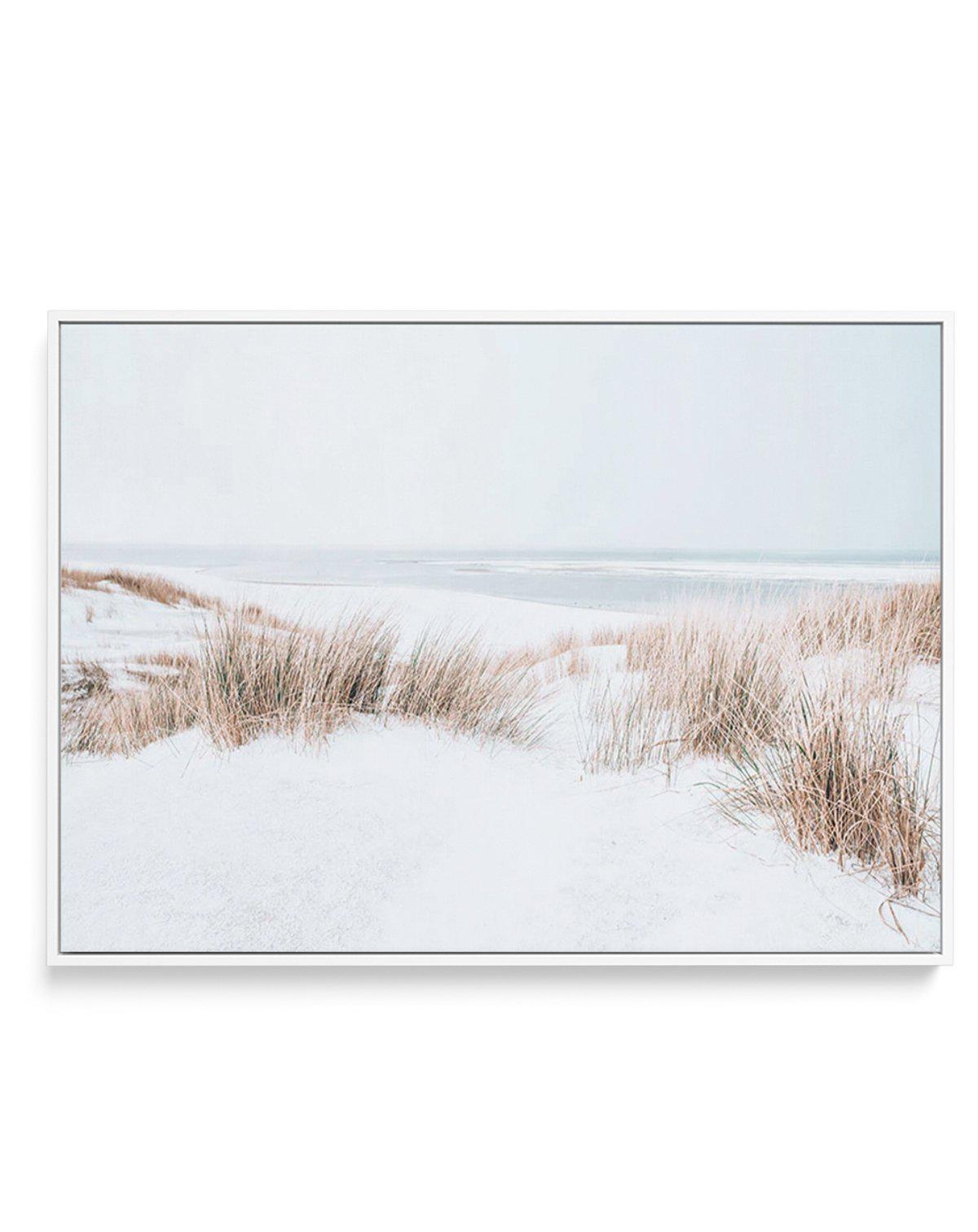 Soft Sea Dunes | Framed Canvas-CANVAS-You can shop wall art online with Olive et Oriel for everything from abstract art to fun kids wall art. Our beautiful modern art prints and canvas art are available from large canvas prints to wall art paintings and our proudly Australian artwork collection offers only the highest quality framed large wall art and canvas art Australia - You can buy fashion photography prints or Hampton print posters and paintings on canvas from Olive et Oriel and have them d