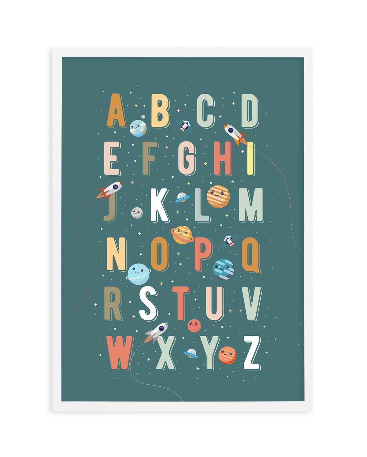 Solar Alphabet Art Print-PRINT-Olive et Oriel-Olive et Oriel-A5 | 5.8" x 8.3" | 14.8 x 21cm-White-With White Border-Buy-Australian-Art-Prints-Online-with-Olive-et-Oriel-Your-Artwork-Specialists-Austrailia-Decorate-With-Coastal-Photo-Wall-Art-Prints-From-Our-Beach-House-Artwork-Collection-Fine-Poster-and-Framed-Artwork