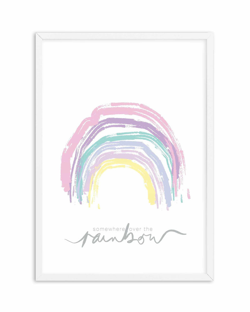Somewhere Over The Rainbow Art Print-PRINT-Olive et Oriel-Olive et Oriel-A5 | 5.8" x 8.3" | 14.8 x 21cm-White-With White Border-Buy-Australian-Art-Prints-Online-with-Olive-et-Oriel-Your-Artwork-Specialists-Austrailia-Decorate-With-Coastal-Photo-Wall-Art-Prints-From-Our-Beach-House-Artwork-Collection-Fine-Poster-and-Framed-Artwork