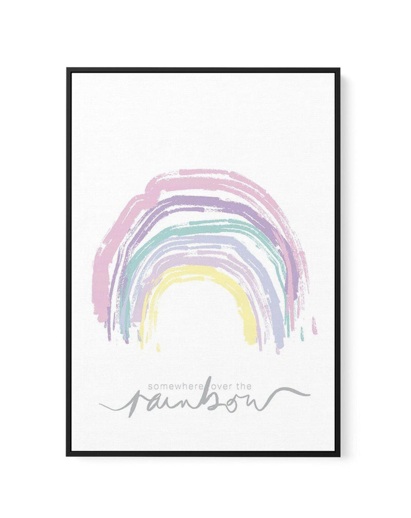 Somewhere Over The Rainbow | Framed Canvas-CANVAS-You can shop wall art online with Olive et Oriel for everything from abstract art to fun kids wall art. Our beautiful modern art prints and canvas art are available from large canvas prints to wall art paintings and our proudly Australian artwork collection offers only the highest quality framed large wall art and canvas art Australia - You can buy fashion photography prints or Hampton print posters and paintings on canvas from Olive et Oriel and
