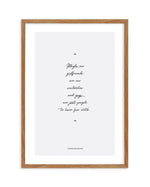 Soulmates - Carrie Bradshaw Quote Art Print-PRINT-Olive et Oriel-Olive et Oriel-50x70 cm | 19.6" x 27.5"-Walnut-With White Border-Buy-Australian-Art-Prints-Online-with-Olive-et-Oriel-Your-Artwork-Specialists-Austrailia-Decorate-With-Coastal-Photo-Wall-Art-Prints-From-Our-Beach-House-Artwork-Collection-Fine-Poster-and-Framed-Artwork