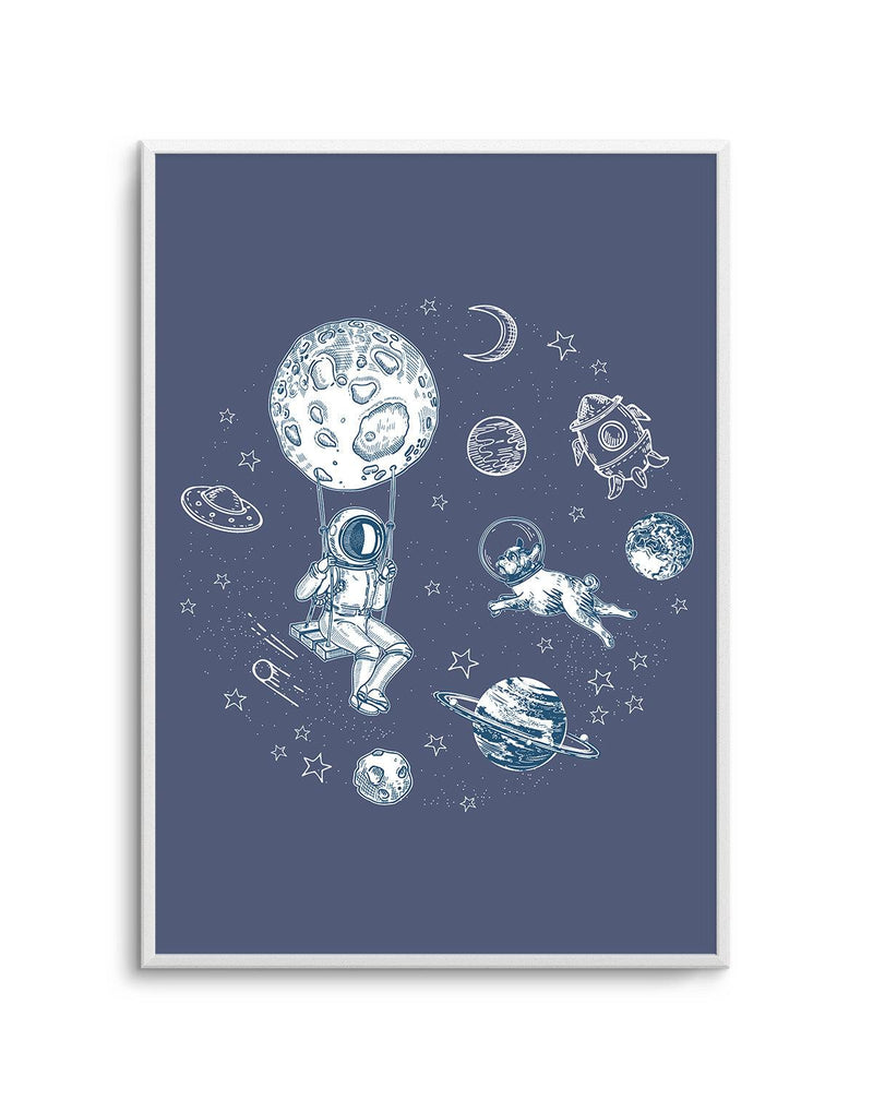 Space Swing Art Print-PRINT-Olive et Oriel-Olive et Oriel-Buy-Australian-Art-Prints-Online-with-Olive-et-Oriel-Your-Artwork-Specialists-Austrailia-Decorate-With-Coastal-Photo-Wall-Art-Prints-From-Our-Beach-House-Artwork-Collection-Fine-Poster-and-Framed-Artwork