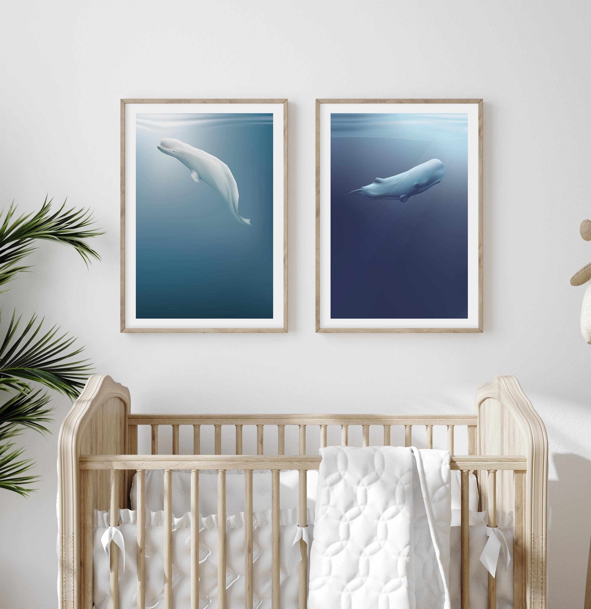 Sperm Whale | Graphic Whales Collection Art Print-PRINT-Olive et Oriel-Olive et Oriel-Buy-Australian-Art-Prints-Online-with-Olive-et-Oriel-Your-Artwork-Specialists-Austrailia-Decorate-With-Coastal-Photo-Wall-Art-Prints-From-Our-Beach-House-Artwork-Collection-Fine-Poster-and-Framed-Artwork