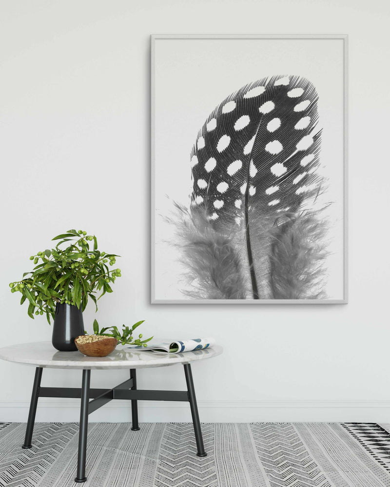 Spotted Feather Art Print-PRINT-Olive et Oriel-Olive et Oriel-Buy-Australian-Art-Prints-Online-with-Olive-et-Oriel-Your-Artwork-Specialists-Austrailia-Decorate-With-Coastal-Photo-Wall-Art-Prints-From-Our-Beach-House-Artwork-Collection-Fine-Poster-and-Framed-Artwork