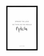 Spread The Love Art Print-PRINT-Olive et Oriel-Olive et Oriel-A5 | 5.8" x 8.3" | 14.8 x 21cm-Black-With White Border-Buy-Australian-Art-Prints-Online-with-Olive-et-Oriel-Your-Artwork-Specialists-Austrailia-Decorate-With-Coastal-Photo-Wall-Art-Prints-From-Our-Beach-House-Artwork-Collection-Fine-Poster-and-Framed-Artwork