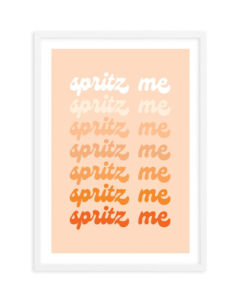 Spritz Me Art Print-PRINT-Olive et Oriel-Olive et Oriel-A5 | 5.8" x 8.3" | 14.8 x 21cm-White-With White Border-Buy-Australian-Art-Prints-Online-with-Olive-et-Oriel-Your-Artwork-Specialists-Austrailia-Decorate-With-Coastal-Photo-Wall-Art-Prints-From-Our-Beach-House-Artwork-Collection-Fine-Poster-and-Framed-Artwork