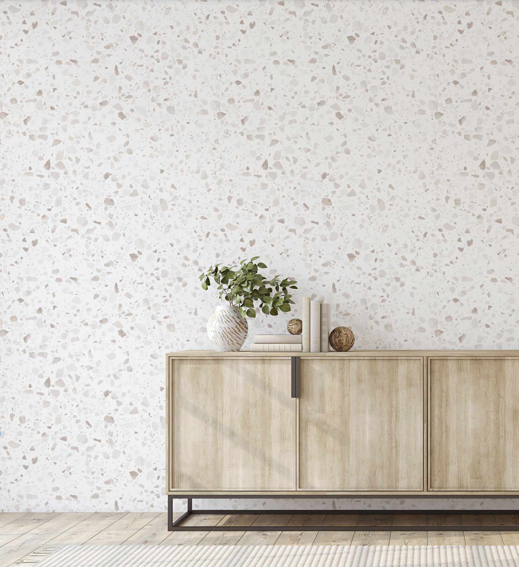 St Germain Terrazzo Wallpaper - Olive et Oriel