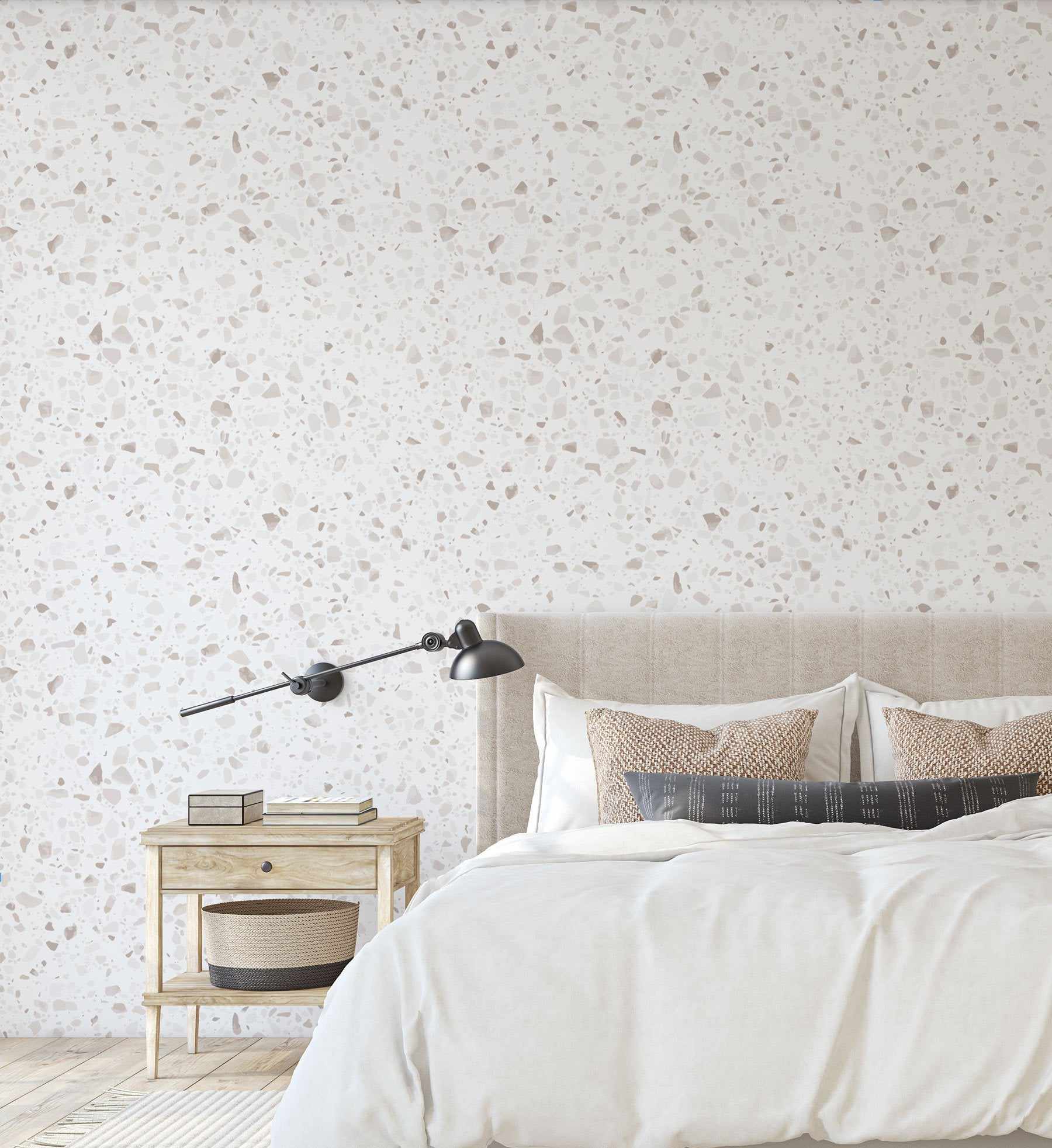 St Germain Terrazzo Wallpaper - Olive et Oriel