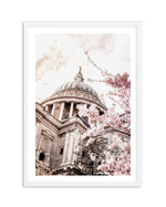 St Paul's Cathedral in Spring Art Print-PRINT-Olive et Oriel-Olive et Oriel-A5 | 5.8" x 8.3" | 14.8 x 21cm-White-With White Border-Buy-Australian-Art-Prints-Online-with-Olive-et-Oriel-Your-Artwork-Specialists-Austrailia-Decorate-With-Coastal-Photo-Wall-Art-Prints-From-Our-Beach-House-Artwork-Collection-Fine-Poster-and-Framed-Artwork