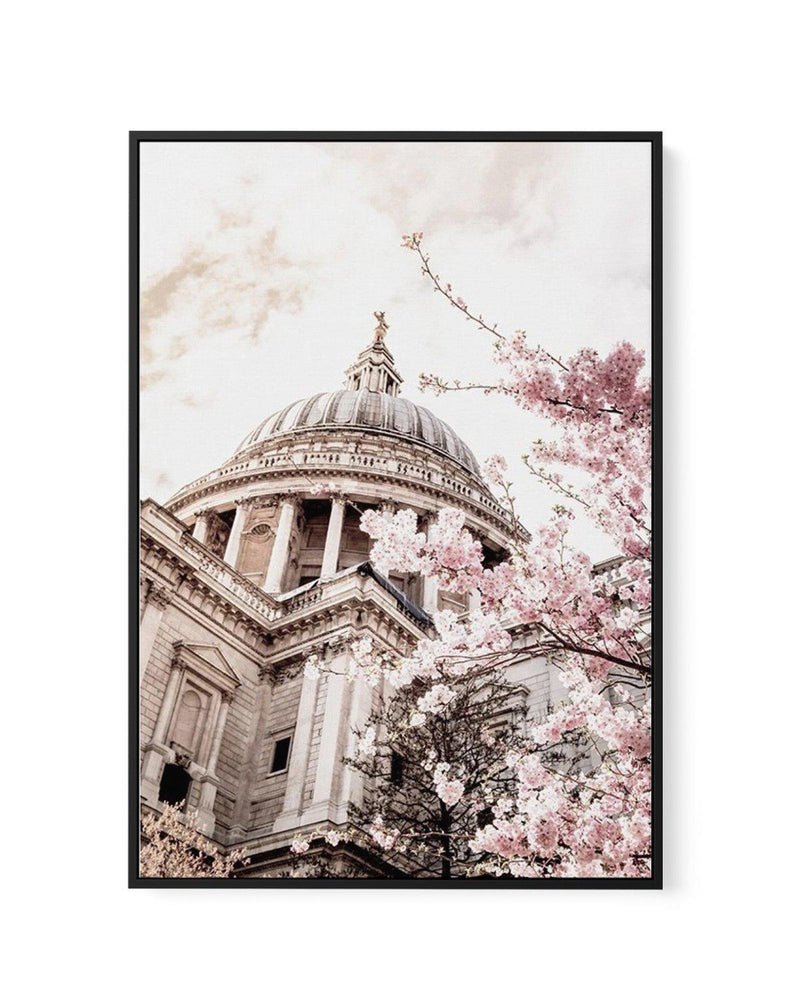 St Paul's Cathedral in Spring | Framed Canvas-CANVAS-You can shop wall art online with Olive et Oriel for everything from abstract art to fun kids wall art. Our beautiful modern art prints and canvas art are available from large canvas prints to wall art paintings and our proudly Australian artwork collection offers only the highest quality framed large wall art and canvas art Australia - You can buy fashion photography prints or Hampton print posters and paintings on canvas from Olive et Oriel 