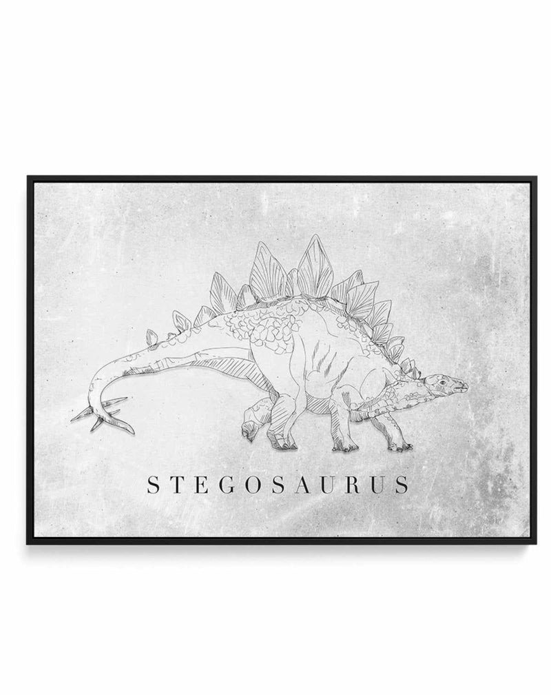 Stegosaurus LS | Dinosaur Collection | Framed Canvas-CANVAS-You can shop wall art online with Olive et Oriel for everything from abstract art to fun kids wall art. Our beautiful modern art prints and canvas art are available from large canvas prints to wall art paintings and our proudly Australian artwork collection offers only the highest quality framed large wall art and canvas art Australia - You can buy fashion photography prints or Hampton print posters and paintings on canvas from Olive et