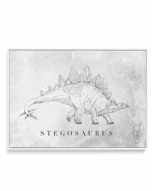 Stegosaurus LS | Dinosaur Collection | Framed Canvas-CANVAS-You can shop wall art online with Olive et Oriel for everything from abstract art to fun kids wall art. Our beautiful modern art prints and canvas art are available from large canvas prints to wall art paintings and our proudly Australian artwork collection offers only the highest quality framed large wall art and canvas art Australia - You can buy fashion photography prints or Hampton print posters and paintings on canvas from Olive et