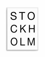 Stockholm Art Print-PRINT-Olive et Oriel-Olive et Oriel-A5 | 5.8" x 8.3" | 14.8 x 21cm-Unframed Art Print-With White Border-Buy-Australian-Art-Prints-Online-with-Olive-et-Oriel-Your-Artwork-Specialists-Austrailia-Decorate-With-Coastal-Photo-Wall-Art-Prints-From-Our-Beach-House-Artwork-Collection-Fine-Poster-and-Framed-Artwork