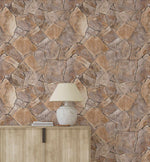 Stone Wall Wallpaper - Olive et Oriel