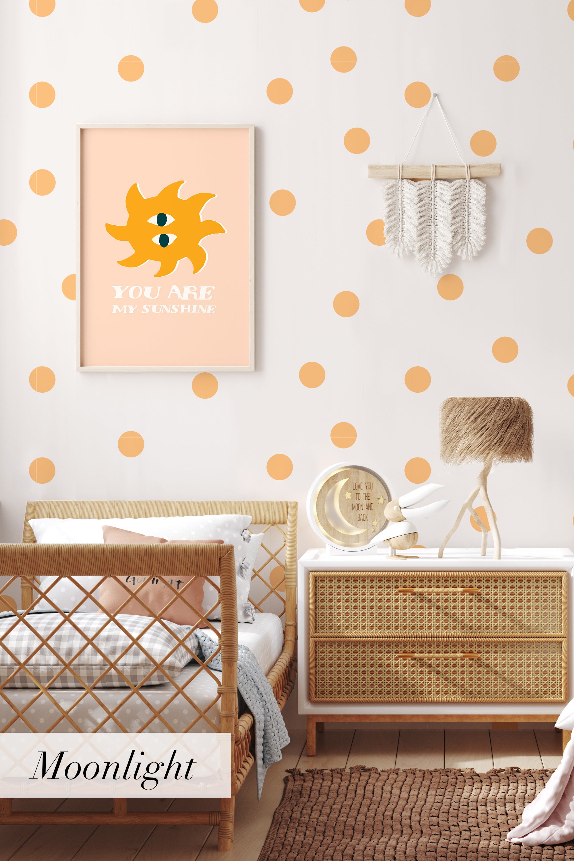 Fun Dots Wallpaper | Multiple Colour Options