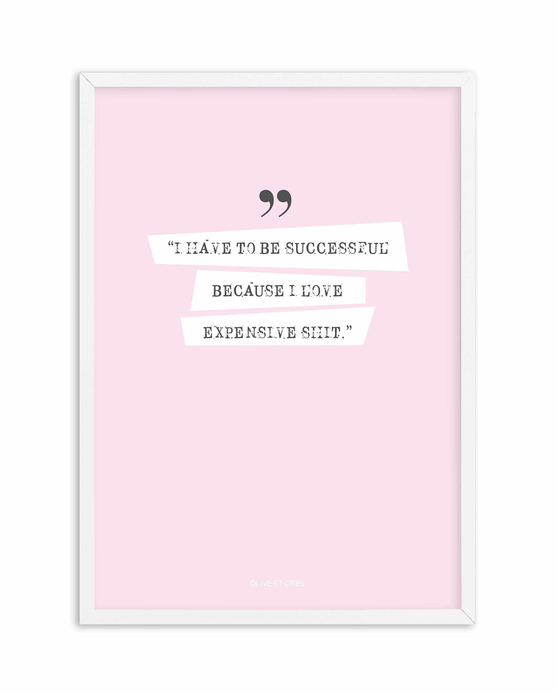 Success 101 | 2 Colour Options Art Print-PRINT-Olive et Oriel-Olive et Oriel-A5 | 5.8" x 8.3" | 14.8 x 21cm-White-With White Border-Buy-Australian-Art-Prints-Online-with-Olive-et-Oriel-Your-Artwork-Specialists-Austrailia-Decorate-With-Coastal-Photo-Wall-Art-Prints-From-Our-Beach-House-Artwork-Collection-Fine-Poster-and-Framed-Artwork