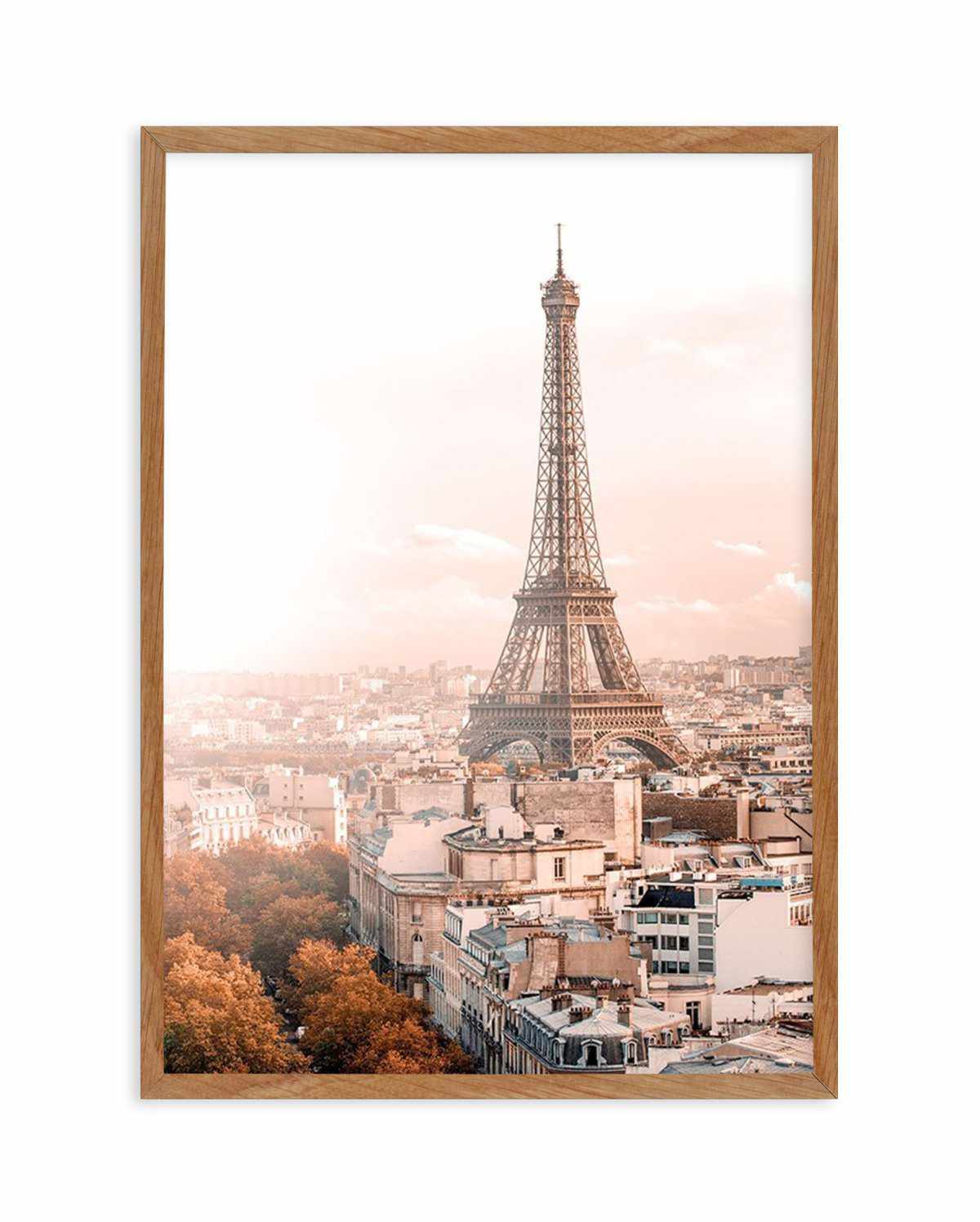 Summer Haze | Paris Art Print-PRINT-Olive et Oriel-Olive et Oriel-50x70 cm | 19.6" x 27.5"-Walnut-With White Border-Buy-Australian-Art-Prints-Online-with-Olive-et-Oriel-Your-Artwork-Specialists-Austrailia-Decorate-With-Coastal-Photo-Wall-Art-Prints-From-Our-Beach-House-Artwork-Collection-Fine-Poster-and-Framed-Artwork