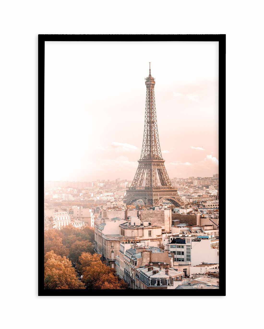 Summer Haze | Paris Art Print-PRINT-Olive et Oriel-Olive et Oriel-A5 | 5.8" x 8.3" | 14.8 x 21cm-Black-With White Border-Buy-Australian-Art-Prints-Online-with-Olive-et-Oriel-Your-Artwork-Specialists-Austrailia-Decorate-With-Coastal-Photo-Wall-Art-Prints-From-Our-Beach-House-Artwork-Collection-Fine-Poster-and-Framed-Artwork