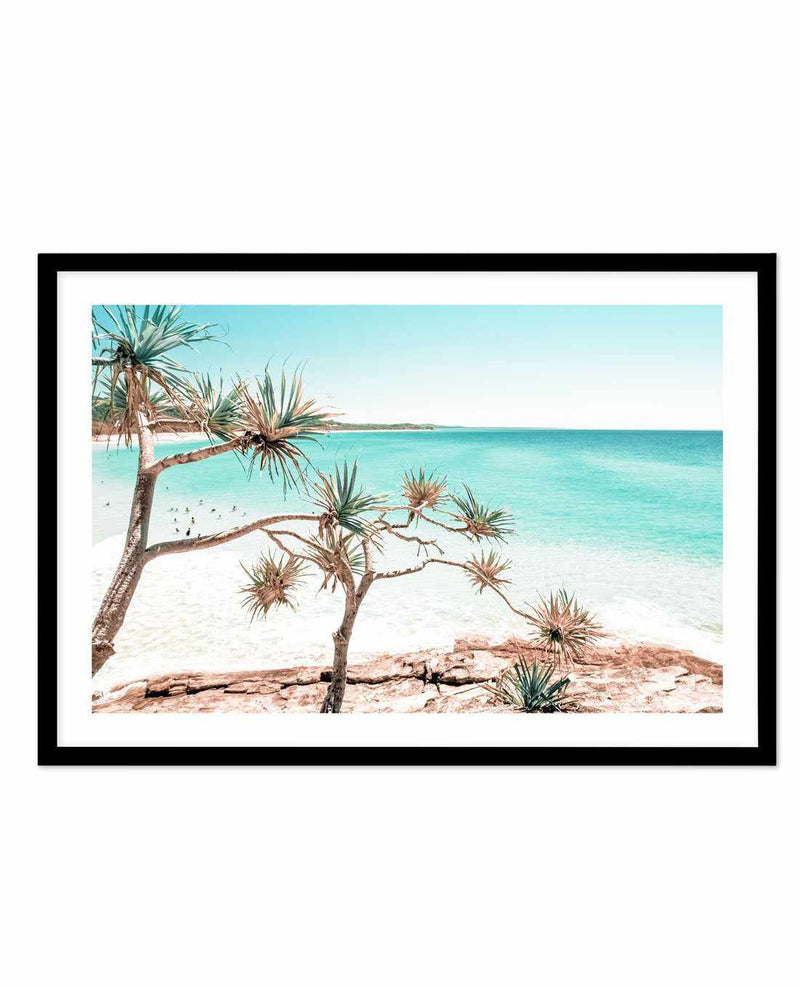 Summer on Stradbroke Art Print-PRINT-Olive et Oriel-Olive et Oriel-A5 | 5.8" x 8.3" | 14.8 x 21cm-Black-With White Border-Buy-Australian-Art-Prints-Online-with-Olive-et-Oriel-Your-Artwork-Specialists-Austrailia-Decorate-With-Coastal-Photo-Wall-Art-Prints-From-Our-Beach-House-Artwork-Collection-Fine-Poster-and-Framed-Artwork