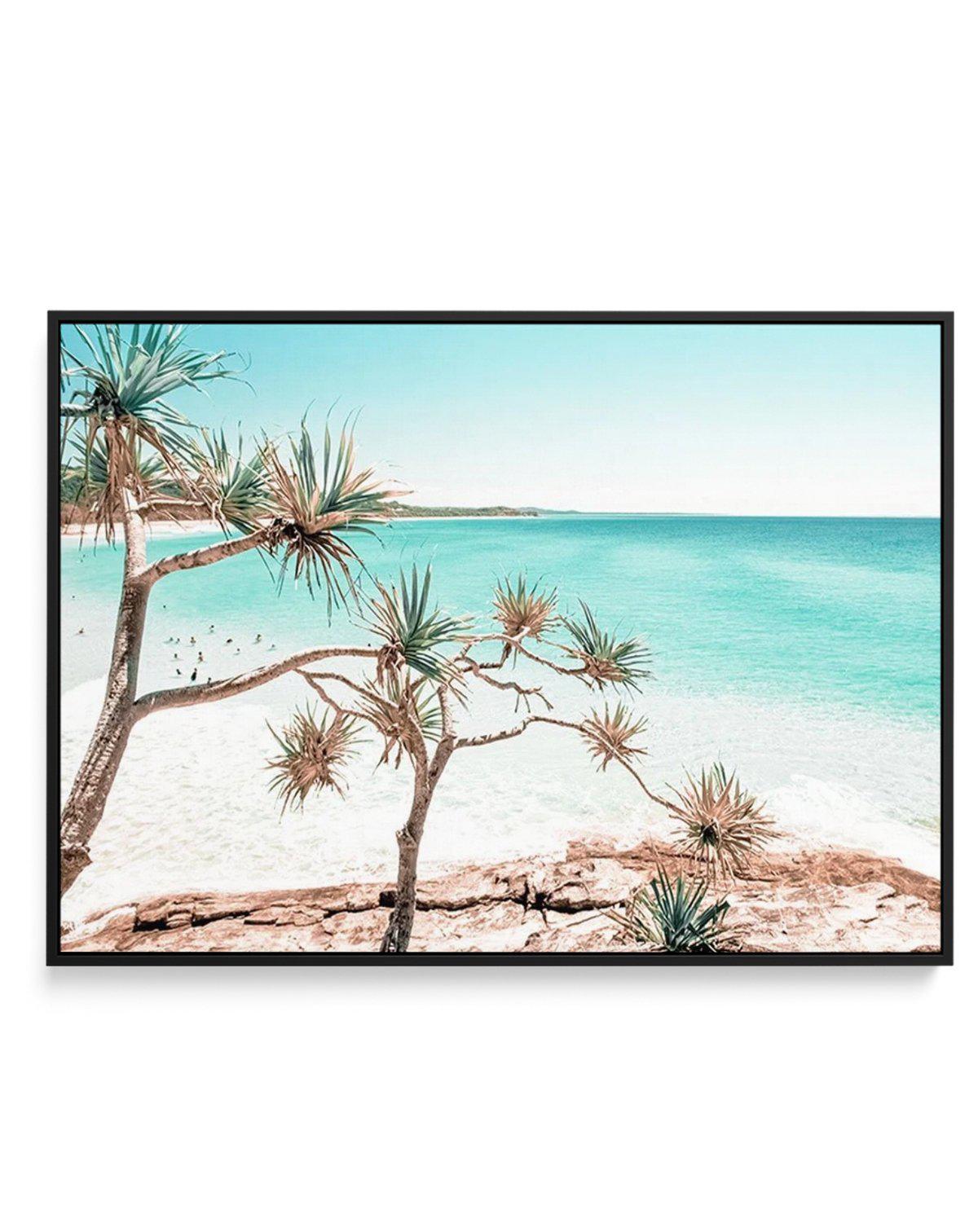 Summer on Stradbroke | Framed Canvas-CANVAS-You can shop wall art online with Olive et Oriel for everything from abstract art to fun kids wall art. Our beautiful modern art prints and canvas art are available from large canvas prints to wall art paintings and our proudly Australian artwork collection offers only the highest quality framed large wall art and canvas art Australia - You can buy fashion photography prints or Hampton print posters and paintings on canvas from Olive et Oriel and have 