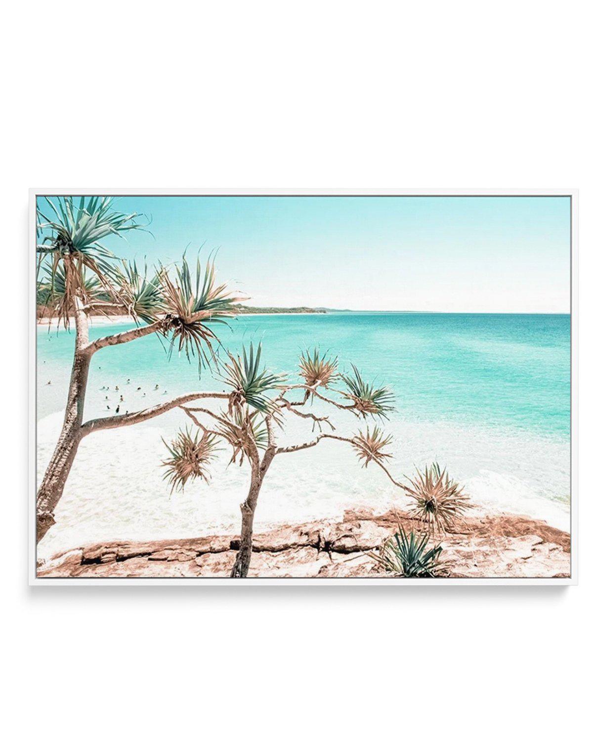 Summer on Stradbroke | Framed Canvas-CANVAS-You can shop wall art online with Olive et Oriel for everything from abstract art to fun kids wall art. Our beautiful modern art prints and canvas art are available from large canvas prints to wall art paintings and our proudly Australian artwork collection offers only the highest quality framed large wall art and canvas art Australia - You can buy fashion photography prints or Hampton print posters and paintings on canvas from Olive et Oriel and have 