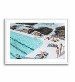 Sunbathers | Bondi Icebergs Art Print-PRINT-Olive et Oriel-Olive et Oriel-A4 | 8.3" x 11.7" | 21 x 29.7cm-White-With White Border-Buy-Australian-Art-Prints-Online-with-Olive-et-Oriel-Your-Artwork-Specialists-Austrailia-Decorate-With-Coastal-Photo-Wall-Art-Prints-From-Our-Beach-House-Artwork-Collection-Fine-Poster-and-Framed-Artwork