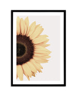 Sunflower Art Print-PRINT-Olive et Oriel-Olive et Oriel-A5 | 5.8" x 8.3" | 14.8 x 21cm-Black-With White Border-Buy-Australian-Art-Prints-Online-with-Olive-et-Oriel-Your-Artwork-Specialists-Austrailia-Decorate-With-Coastal-Photo-Wall-Art-Prints-From-Our-Beach-House-Artwork-Collection-Fine-Poster-and-Framed-Artwork