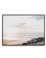 Sunset at Snapper Rocks, QLD | Framed Canvas-CANVAS-You can shop wall art online with Olive et Oriel for everything from abstract art to fun kids wall art. Our beautiful modern art prints and canvas art are available from large canvas prints to wall art paintings and our proudly Australian artwork collection offers only the highest quality framed large wall art and canvas art Australia - You can buy fashion photography prints or Hampton print posters and paintings on canvas from Olive et Oriel a