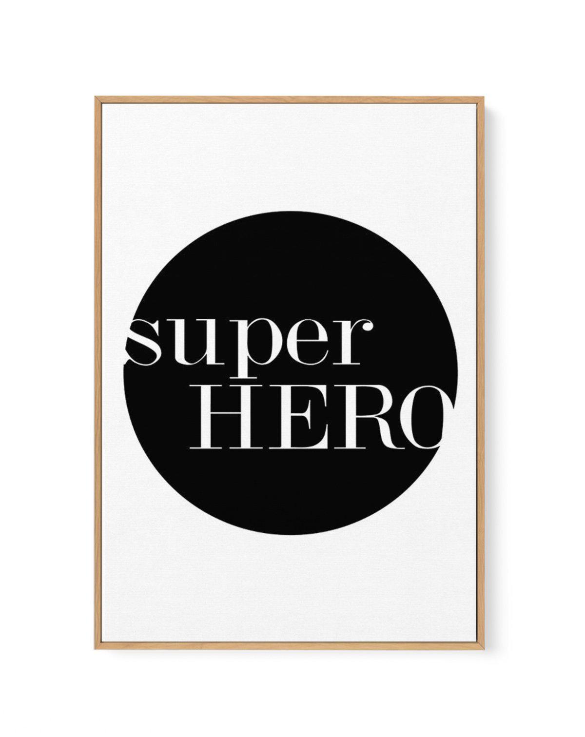 Super Hero | Framed Canvas-CANVAS-You can shop wall art online with Olive et Oriel for everything from abstract art to fun kids wall art. Our beautiful modern art prints and canvas art are available from large canvas prints to wall art paintings and our proudly Australian artwork collection offers only the highest quality framed large wall art and canvas art Australia - You can buy fashion photography prints or Hampton print posters and paintings on canvas from Olive et Oriel and have them deliv