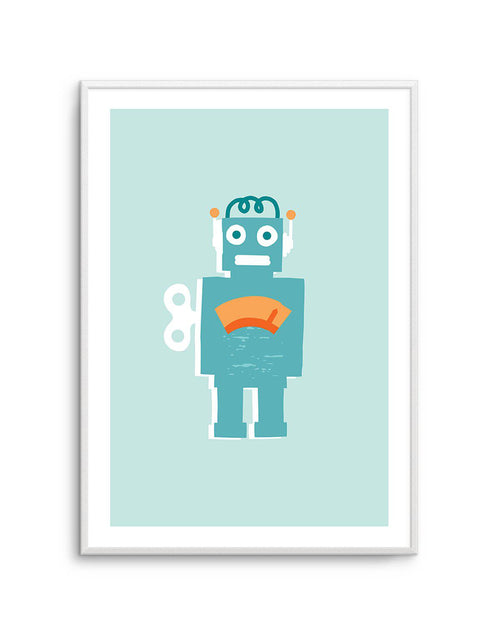 Super Robot Art Print-PRINT-Olive et Oriel-Olive et Oriel-A5 | 5.8" x 8.3" | 14.8 x 21cm-Unframed Art Print-With White Border-Buy-Australian-Art-Prints-Online-with-Olive-et-Oriel-Your-Artwork-Specialists-Austrailia-Decorate-With-Coastal-Photo-Wall-Art-Prints-From-Our-Beach-House-Artwork-Collection-Fine-Poster-and-Framed-Artwork