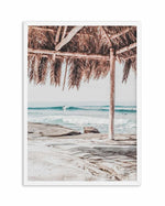 Surf Shack Art Print-PRINT-Olive et Oriel-Olive et Oriel-A5 | 5.8" x 8.3" | 14.8 x 21cm-White-With White Border-Buy-Australian-Art-Prints-Online-with-Olive-et-Oriel-Your-Artwork-Specialists-Austrailia-Decorate-With-Coastal-Photo-Wall-Art-Prints-From-Our-Beach-House-Artwork-Collection-Fine-Poster-and-Framed-Artwork