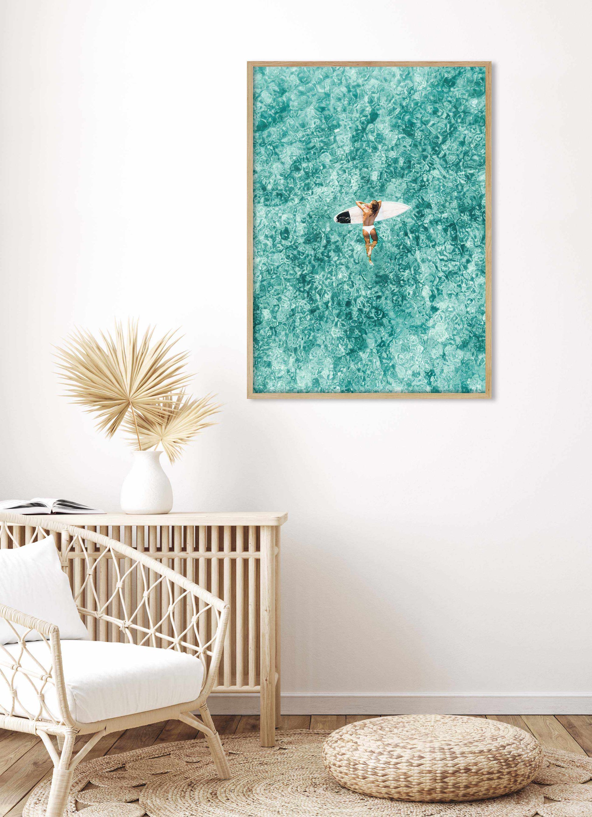 Surfer Girl, Ibiza Art Print-PRINT-Olive et Oriel-Olive et Oriel-Buy-Australian-Art-Prints-Online-with-Olive-et-Oriel-Your-Artwork-Specialists-Austrailia-Decorate-With-Coastal-Photo-Wall-Art-Prints-From-Our-Beach-House-Artwork-Collection-Fine-Poster-and-Framed-Artwork