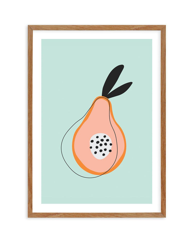 Sweet Little Pear Art Print-PRINT-Olive et Oriel-Olive et Oriel-Buy-Australian-Art-Prints-Online-with-Olive-et-Oriel-Your-Artwork-Specialists-Austrailia-Decorate-With-Coastal-Photo-Wall-Art-Prints-From-Our-Beach-House-Artwork-Collection-Fine-Poster-and-Framed-Artwork