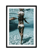 Swim Art Print-PRINT-Olive et Oriel-Olive et Oriel-A5 | 5.8" x 8.3" | 14.8 x 21cm-Black-With White Border-Buy-Australian-Art-Prints-Online-with-Olive-et-Oriel-Your-Artwork-Specialists-Austrailia-Decorate-With-Coastal-Photo-Wall-Art-Prints-From-Our-Beach-House-Artwork-Collection-Fine-Poster-and-Framed-Artwork