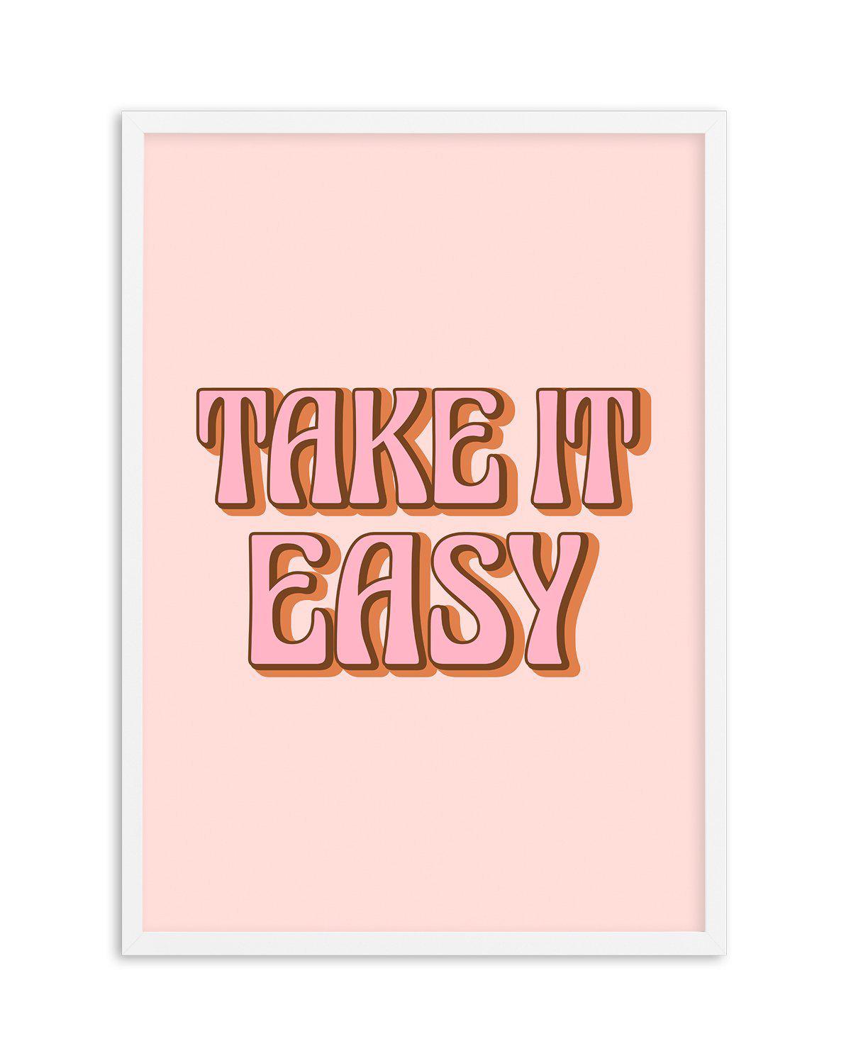 Take It Easy Art Print-PRINT-Olive et Oriel-Olive et Oriel-A5 | 5.8" x 8.3" | 14.8 x 21cm-White-With White Border-Buy-Australian-Art-Prints-Online-with-Olive-et-Oriel-Your-Artwork-Specialists-Austrailia-Decorate-With-Coastal-Photo-Wall-Art-Prints-From-Our-Beach-House-Artwork-Collection-Fine-Poster-and-Framed-Artwork