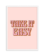 Take It Easy Art Print-PRINT-Olive et Oriel-Olive et Oriel-A5 | 5.8" x 8.3" | 14.8 x 21cm-White-With White Border-Buy-Australian-Art-Prints-Online-with-Olive-et-Oriel-Your-Artwork-Specialists-Austrailia-Decorate-With-Coastal-Photo-Wall-Art-Prints-From-Our-Beach-House-Artwork-Collection-Fine-Poster-and-Framed-Artwork