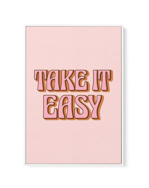 Take It Easy | Framed Canvas-CANVAS-You can shop wall art online with Olive et Oriel for everything from abstract art to fun kids wall art. Our beautiful modern art prints and canvas art are available from large canvas prints to wall art paintings and our proudly Australian artwork collection offers only the highest quality framed large wall art and canvas art Australia - You can buy fashion photography prints or Hampton print posters and paintings on canvas from Olive et Oriel and have them del
