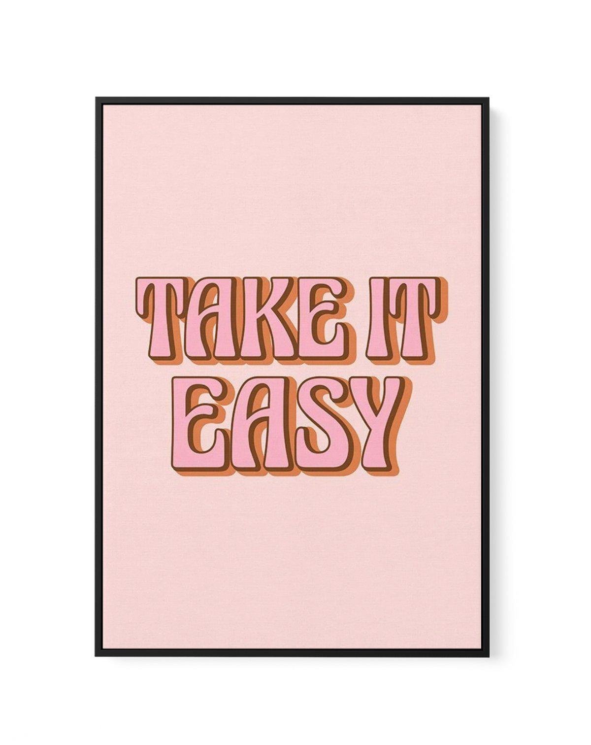 Take It Easy | Framed Canvas-CANVAS-You can shop wall art online with Olive et Oriel for everything from abstract art to fun kids wall art. Our beautiful modern art prints and canvas art are available from large canvas prints to wall art paintings and our proudly Australian artwork collection offers only the highest quality framed large wall art and canvas art Australia - You can buy fashion photography prints or Hampton print posters and paintings on canvas from Olive et Oriel and have them del