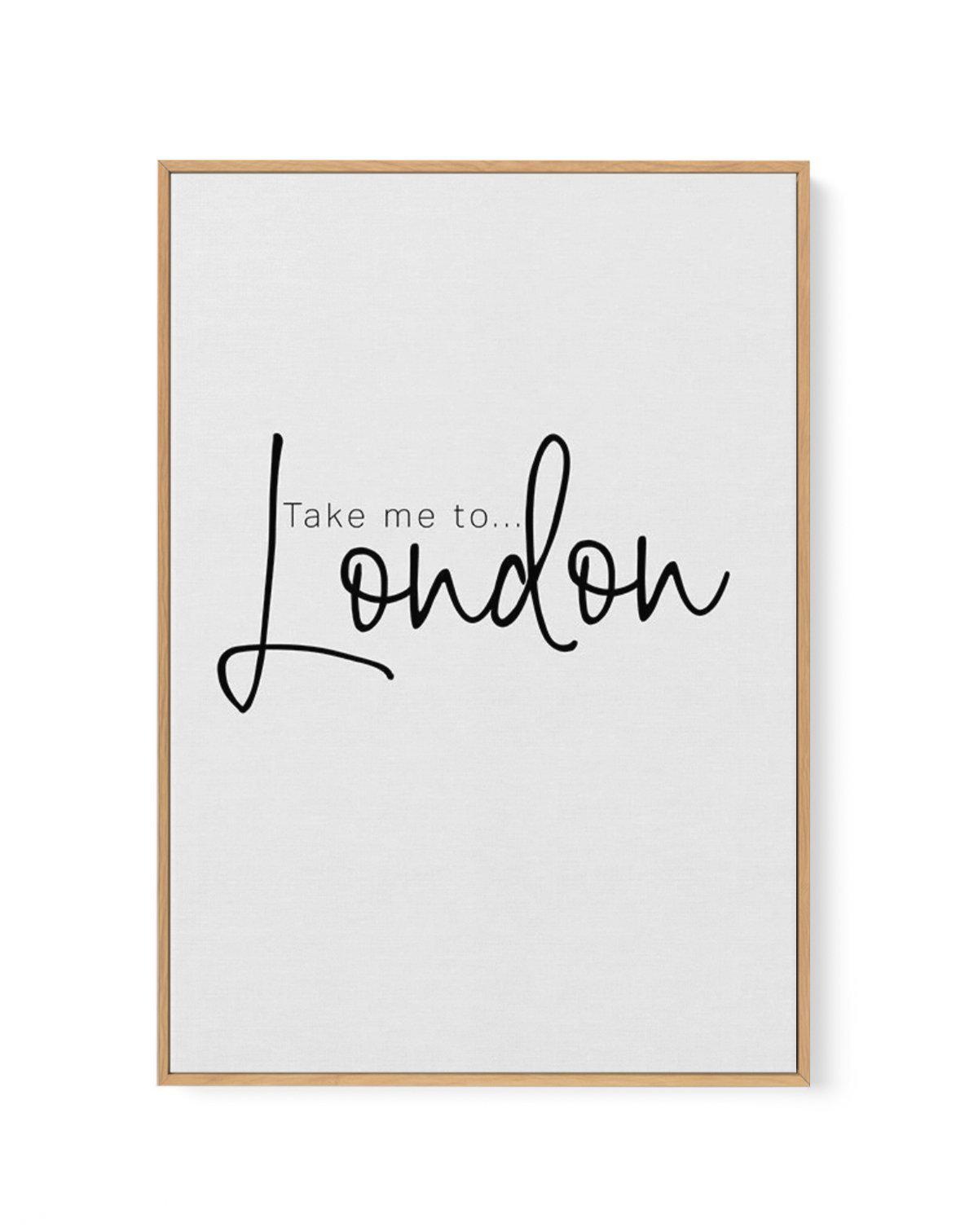 Take Me To London | Framed Canvas-CANVAS-You can shop wall art online with Olive et Oriel for everything from abstract art to fun kids wall art. Our beautiful modern art prints and canvas art are available from large canvas prints to wall art paintings and our proudly Australian artwork collection offers only the highest quality framed large wall art and canvas art Australia - You can buy fashion photography prints or Hampton print posters and paintings on canvas from Olive et Oriel and have the