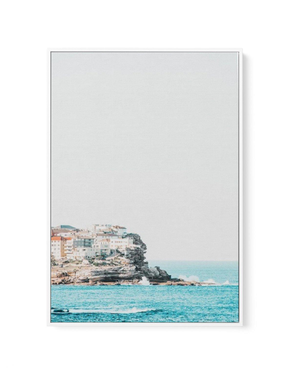 Tamarama Headland | Framed Canvas-CANVAS-You can shop wall art online with Olive et Oriel for everything from abstract art to fun kids wall art. Our beautiful modern art prints and canvas art are available from large canvas prints to wall art paintings and our proudly Australian artwork collection offers only the highest quality framed large wall art and canvas art Australia - You can buy fashion photography prints or Hampton print posters and paintings on canvas from Olive et Oriel and have the