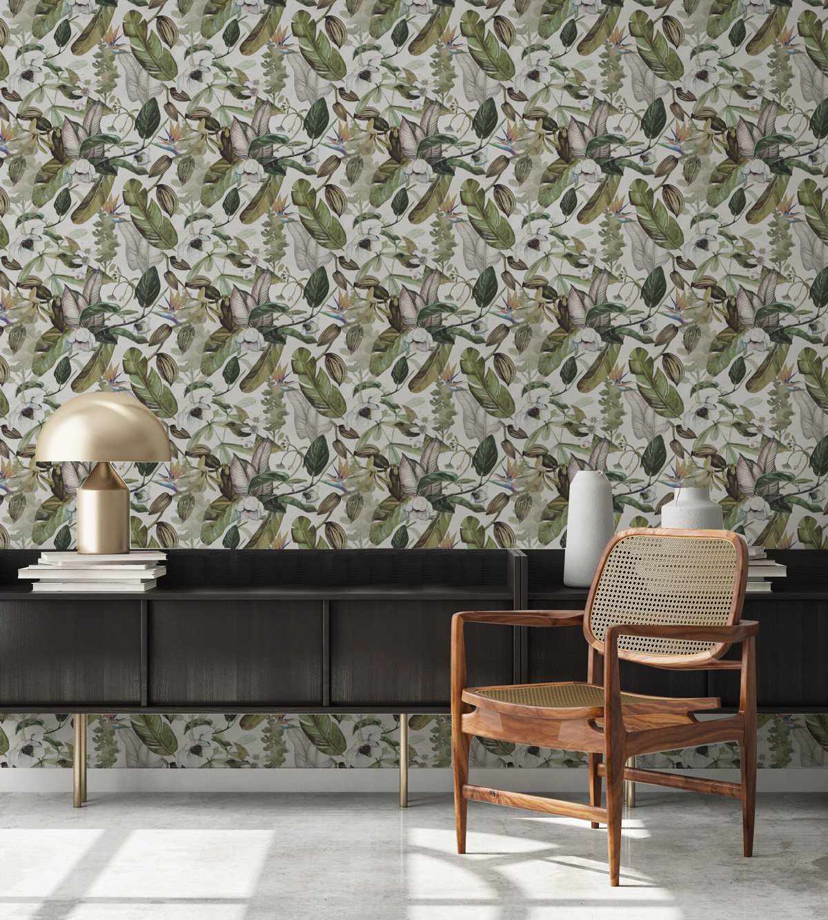 Tathra Wallpaper - Olive et Oriel