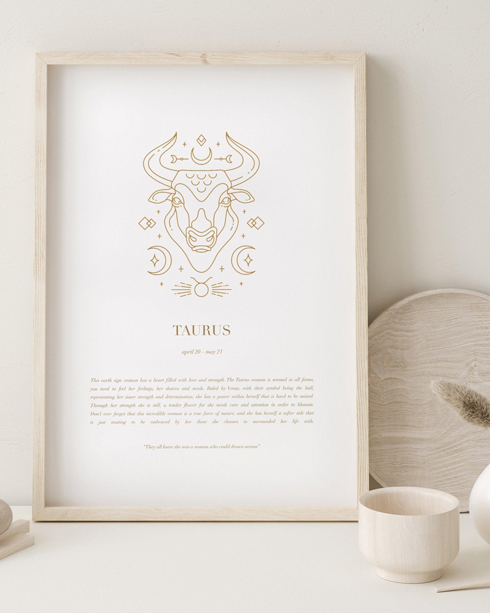 Taurus | Celestial Zodiac Art Print-PRINT-Olive et Oriel-Olive et Oriel-Buy-Australian-Art-Prints-Online-with-Olive-et-Oriel-Your-Artwork-Specialists-Austrailia-Decorate-With-Coastal-Photo-Wall-Art-Prints-From-Our-Beach-House-Artwork-Collection-Fine-Poster-and-Framed-Artwork