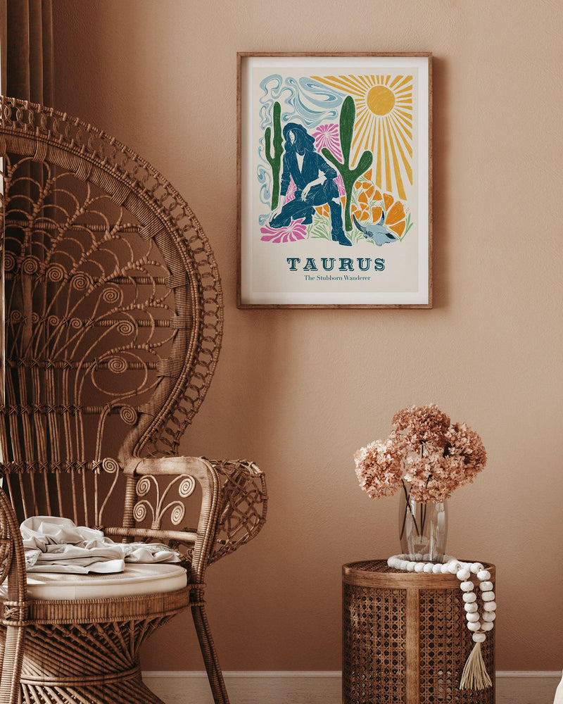 Taurus By Jenny Liz Rome Art Print-PRINT-Olive et Oriel-Olive et Oriel-Buy-Australian-Art-Prints-Online-with-Olive-et-Oriel-Your-Artwork-Specialists-Austrailia-Decorate-With-Coastal-Photo-Wall-Art-Prints-From-Our-Beach-House-Artwork-Collection-Fine-Poster-and-Framed-Artwork