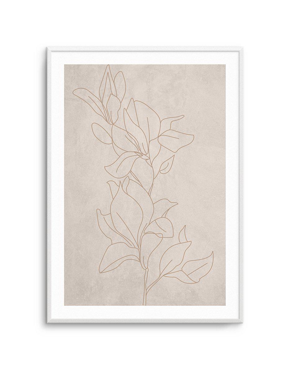 SHOP Terra Botanica I | Abstract Floral Line Art Print or Poster ...