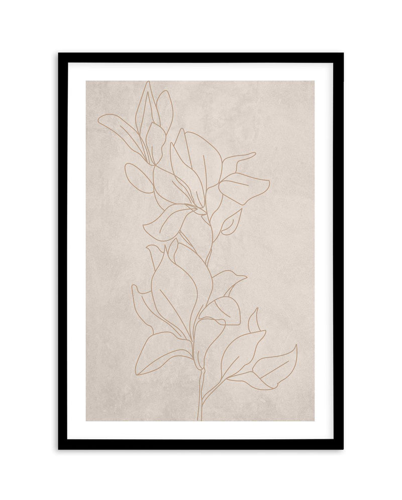 Terra Botanica I Art Print-PRINT-Olive et Oriel-Olive et Oriel-A5 | 5.8" x 8.3" | 14.8 x 21cm-Black-With White Border-Buy-Australian-Art-Prints-Online-with-Olive-et-Oriel-Your-Artwork-Specialists-Austrailia-Decorate-With-Coastal-Photo-Wall-Art-Prints-From-Our-Beach-House-Artwork-Collection-Fine-Poster-and-Framed-Artwork