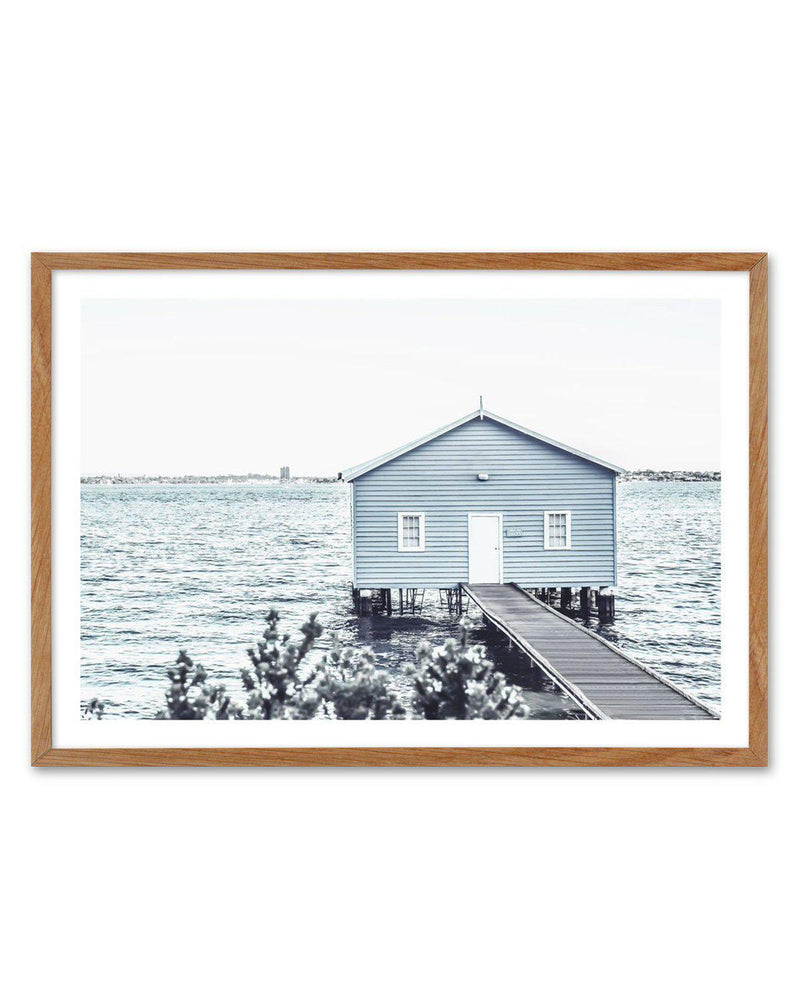 The Boathouse | WA Art Print-PRINT-Olive et Oriel-Olive et Oriel-50x70 cm | 19.6" x 27.5"-Walnut-With White Border-Buy-Australian-Art-Prints-Online-with-Olive-et-Oriel-Your-Artwork-Specialists-Austrailia-Decorate-With-Coastal-Photo-Wall-Art-Prints-From-Our-Beach-House-Artwork-Collection-Fine-Poster-and-Framed-Artwork