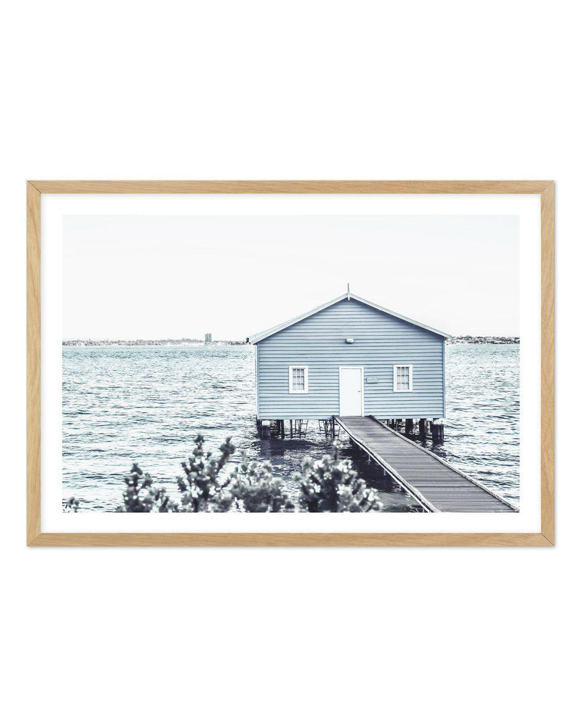 The Boathouse | WA Art Print-PRINT-Olive et Oriel-Olive et Oriel-A5 | 5.8" x 8.3" | 14.8 x 21cm-Oak-With White Border-Buy-Australian-Art-Prints-Online-with-Olive-et-Oriel-Your-Artwork-Specialists-Austrailia-Decorate-With-Coastal-Photo-Wall-Art-Prints-From-Our-Beach-House-Artwork-Collection-Fine-Poster-and-Framed-Artwork